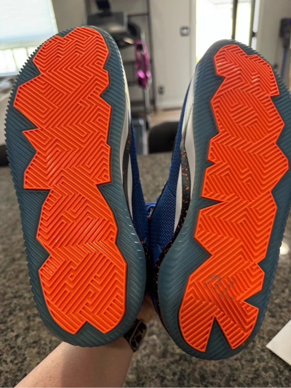 Jordan Men's High-Top Athletic Sneakers Spike 40 Knicks gently used size 8